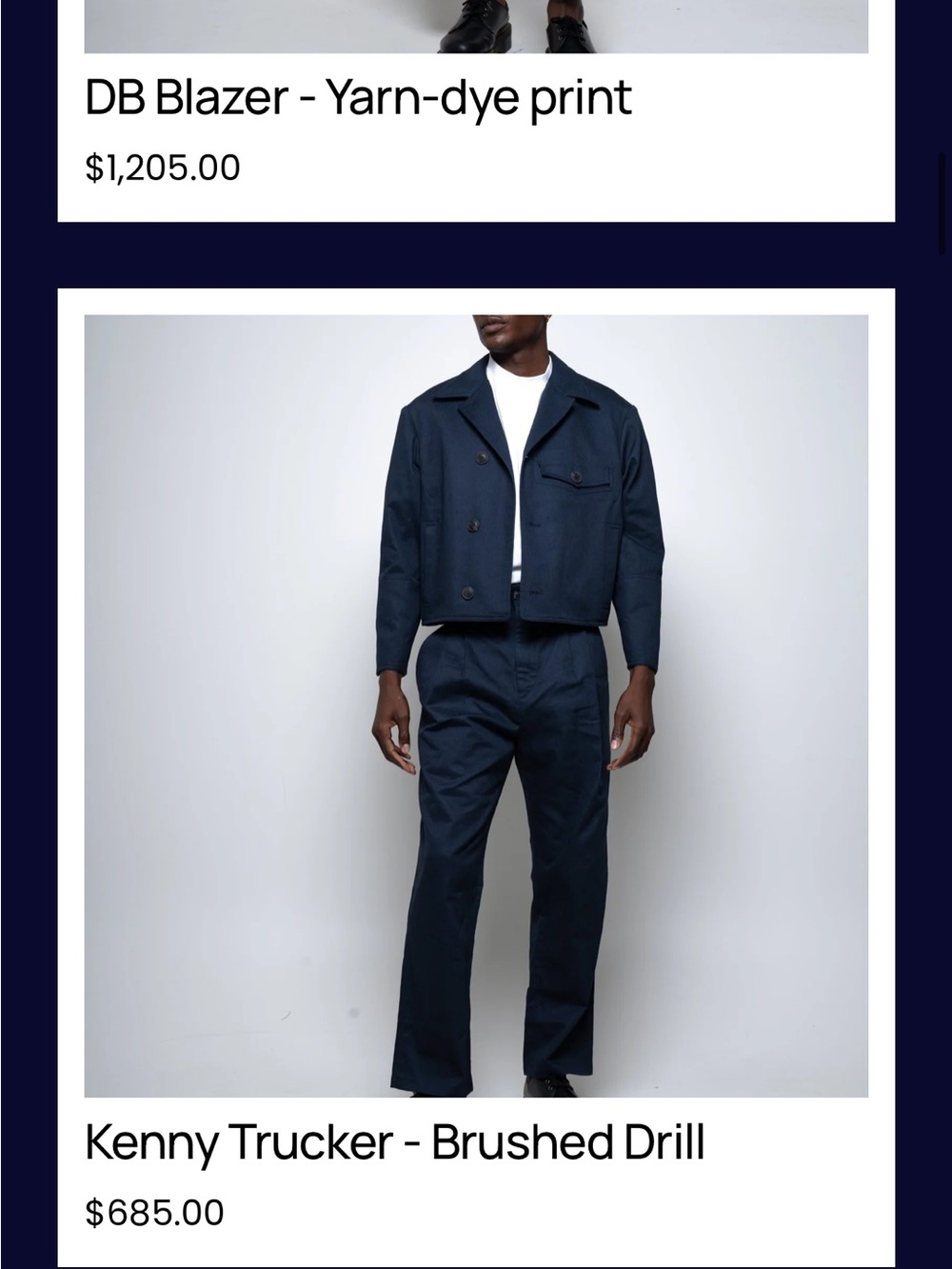 Sivan Navy Jacket - Picture 7 of 8